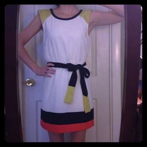Color block dress
