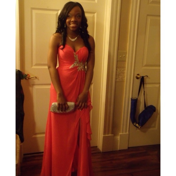 Pink prom dress