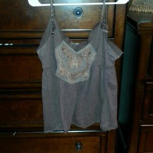 XL  Dark Brown Tanktop