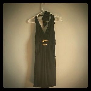 Black cocktail dress