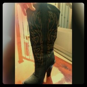 High healed boots