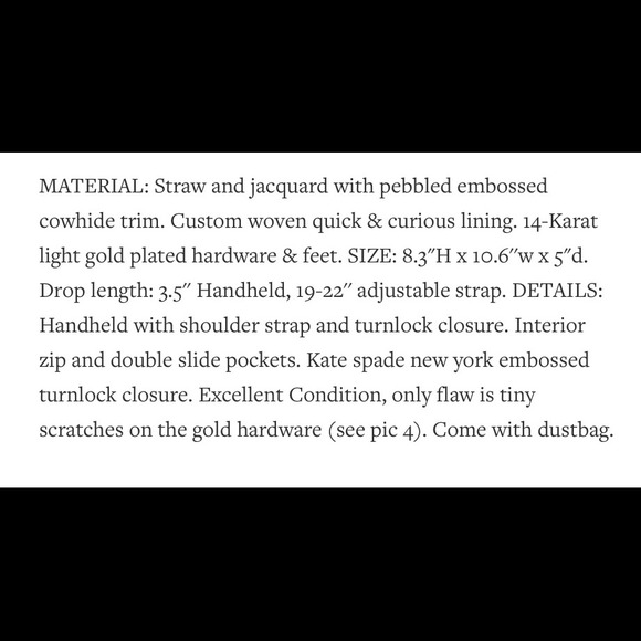 Kate Spade Bag - Picture 3 of 4