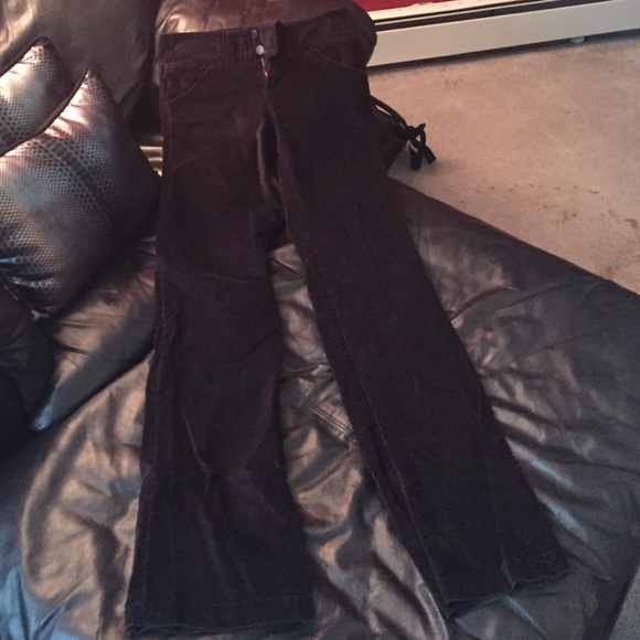 Victoria's Secret London Jean suede flare