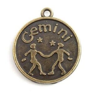 New DIY 1PC Gemini Jewelry Pendant Making