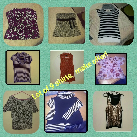 9 Shirt bundle clear-out! Everything must go!