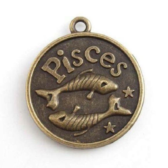 New DIY 1PC Pisces Bronze Vintage Jewelry Pendant