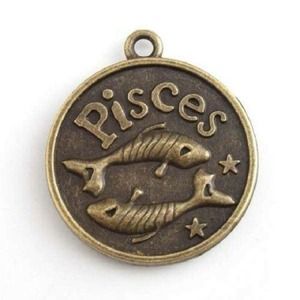 New DIY 1PC Pisces Bronze Vintage Jewelry Pendant