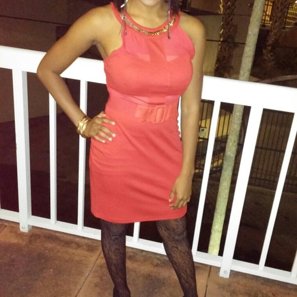 Sexy red dress