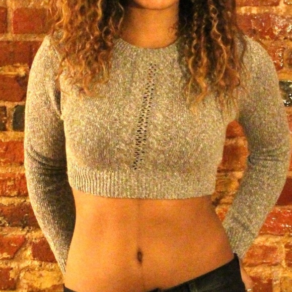Crop sweater