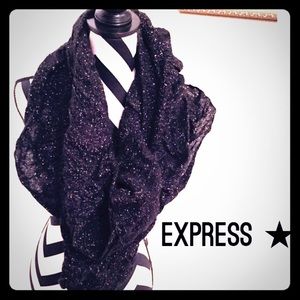 Express black infinity scarf