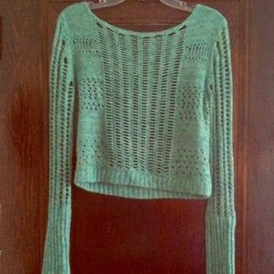 Free People Cropped Sweater