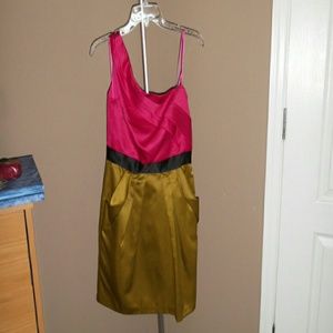 Max & cleo Size 6 cocktail dress Pink/gold