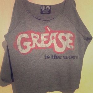 Grease cropped sweater size M