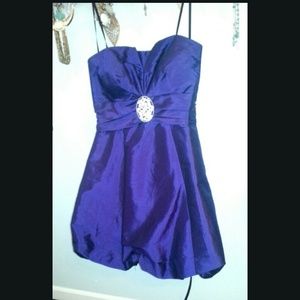 Purple homecoming dress