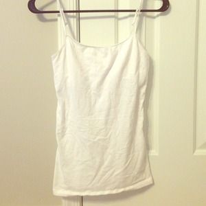Plain white, Aeropostale tank top.