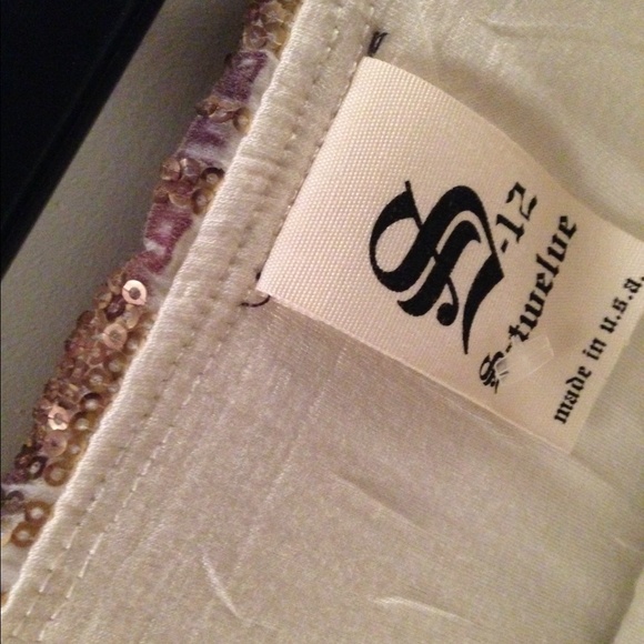 Sequin stretch pencil skirt - Picture 3 of 4