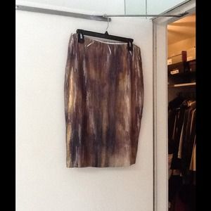 Sequin stretch pencil skirt