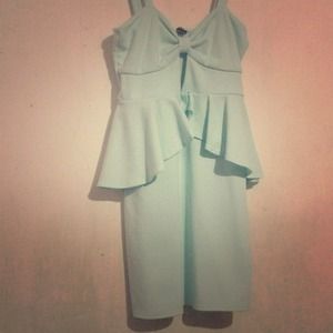 Mint green bodycon dress size L