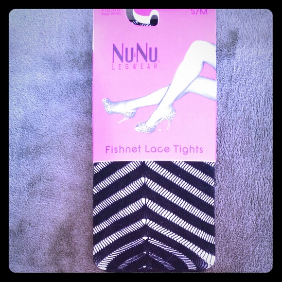 Nu&Nu Accessories - NWT black fishnet lace tights