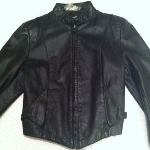 Wilson Leather crop jacket in good condition