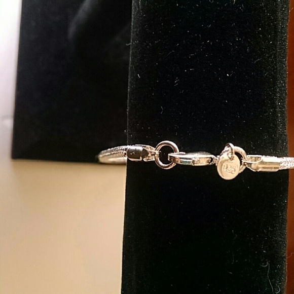 SOLD !.925 Silver rope bracelet Nwot!