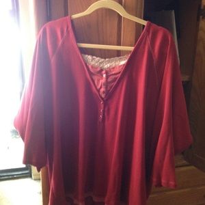 Cute thermal cloth T-shirt - plus size