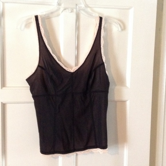 Cute camisole, mesh and lace.