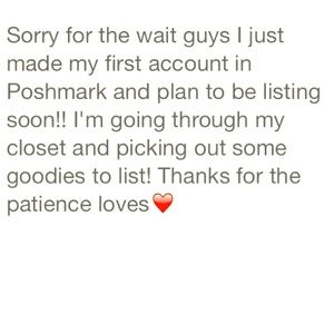 ITEMS COMING SOON!!!😄 stay tuned...