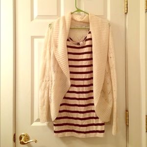 Cream knit sweater