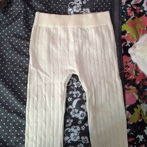 Delia's cream leggings