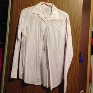 Gap  lilac plaid button down
