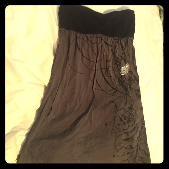 Strapless dress