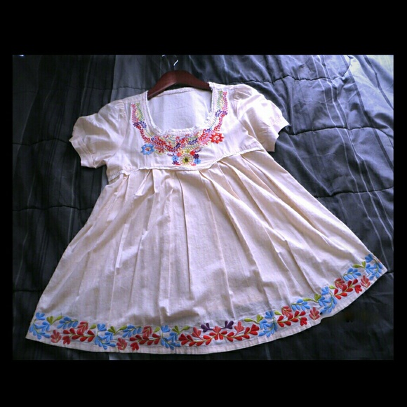 Embroidered boho inspired top