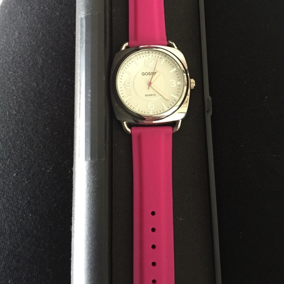 Pink gossip watch.