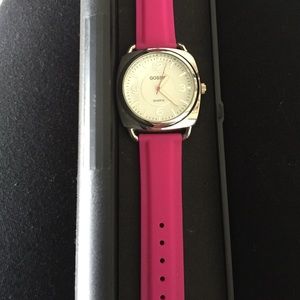 Pink gossip watch.