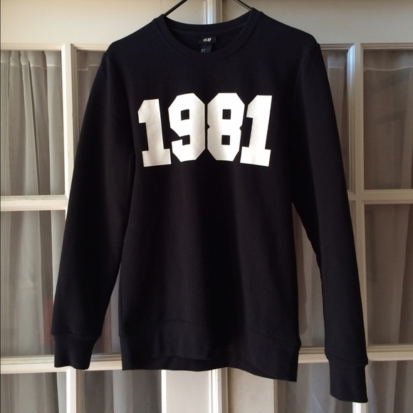 H&M Black Crewneck Sweater