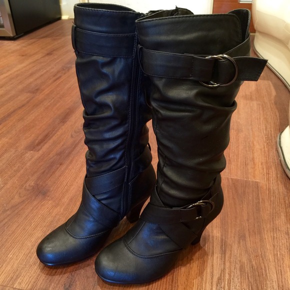 Black boots