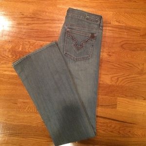 Buffalo "Fellow" stretch mid rise Flare size 27