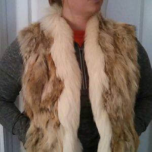Coyote fur vest