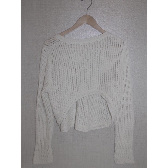 LF Millau Cream Sweater with cropped back! New!