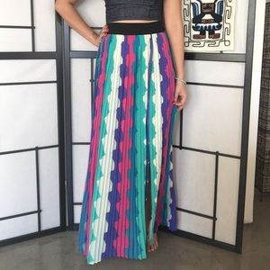 SALE Reduced price Modern Pleated Maxi Skirt Xs/S