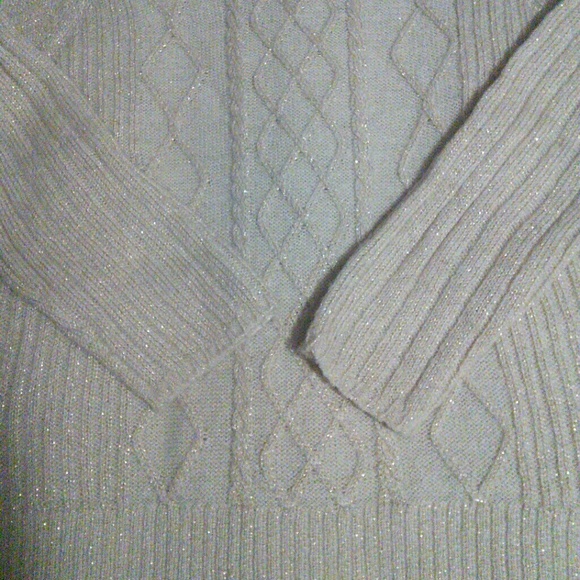 Pretty gold very pretty sweater!