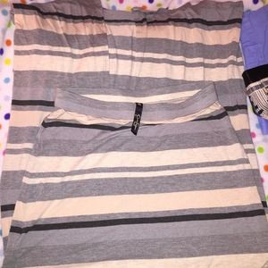 Jessica Simpson maxi skirt & nautical skirt!