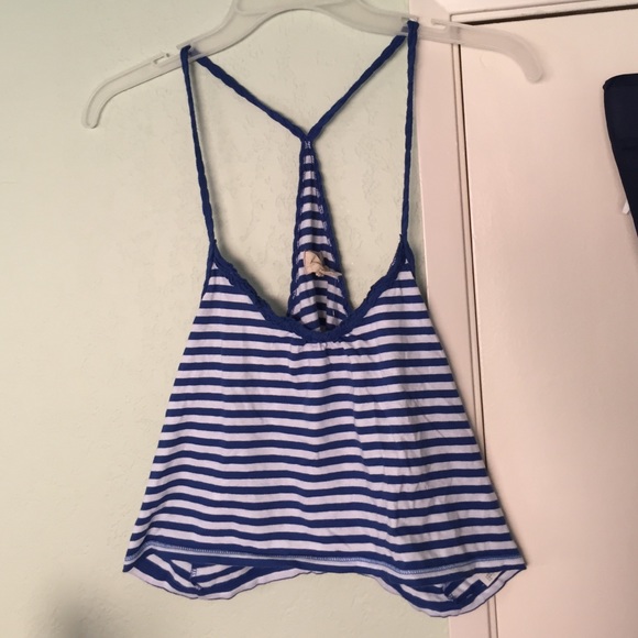 Hollister Striped Crop Top