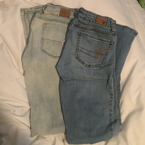 2 pairs of skinny jeans