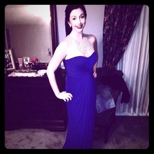 Mardi Gras ball or formal dress