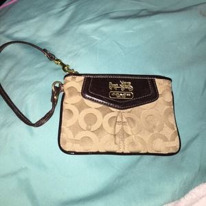 Coach wristlet
