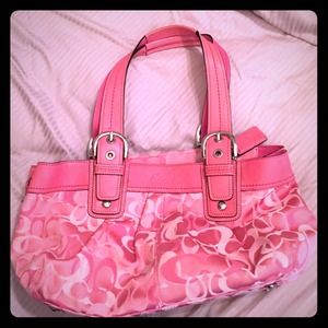 *REDUCED* Coach purse-Coral/pink