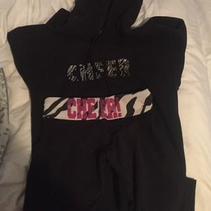 Cheer hoodie and yoga pants