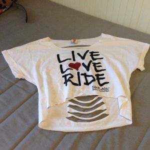Live, love, ride top